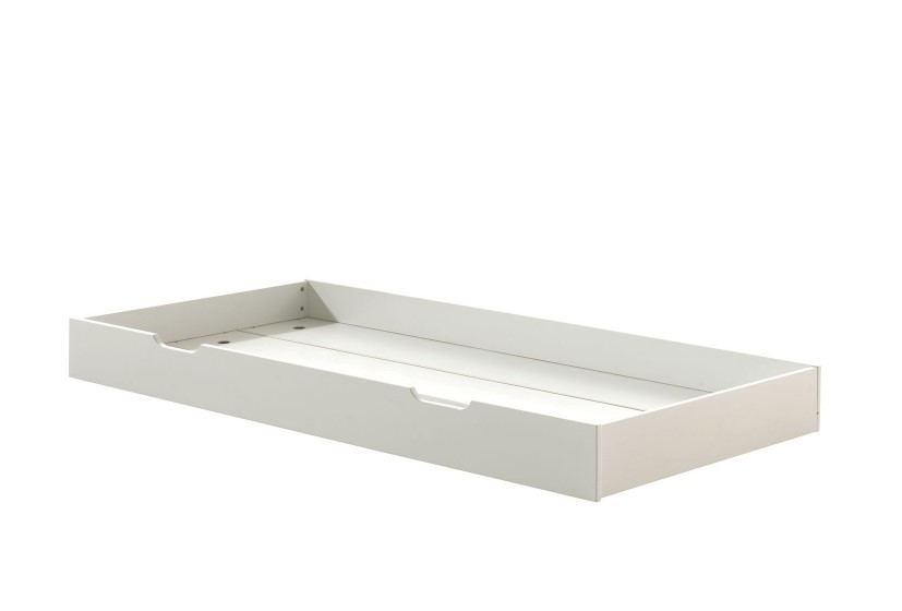 Tiroir de rangement en bois - blanc