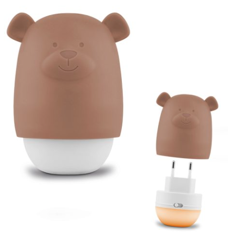 Zazu – Veilleuse Benny compacte nomade – chocolat