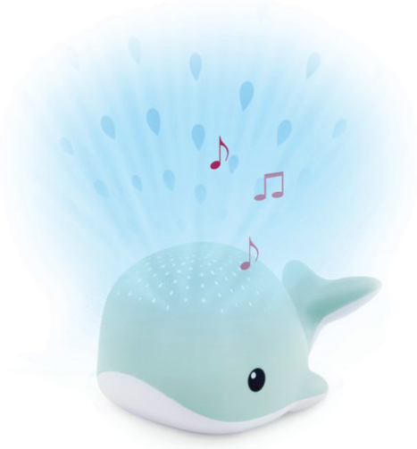 Zazu – Wally la baleine – Projecteur d ambiance – bleu