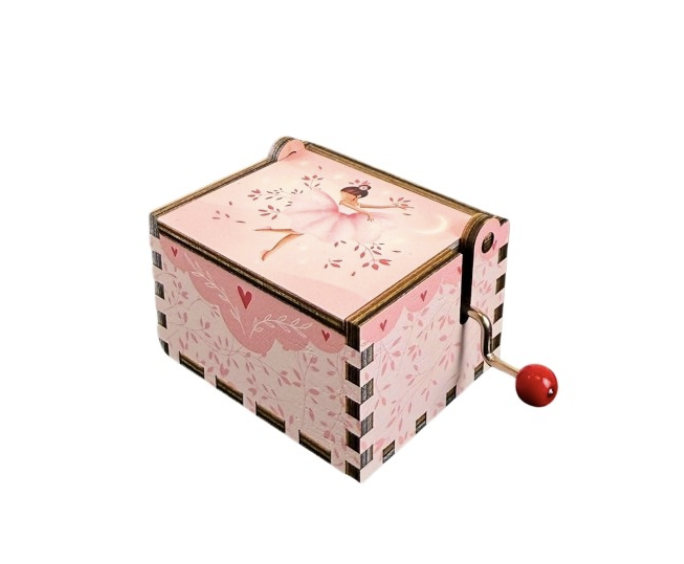 Boite pour manivelle musicale - Ballerine