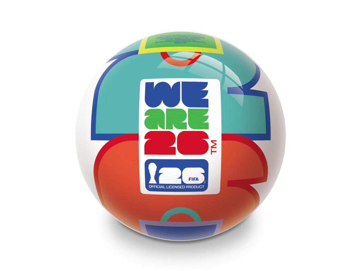 Ballon de foot plastique 22 cm edition Coupe de monde 2026