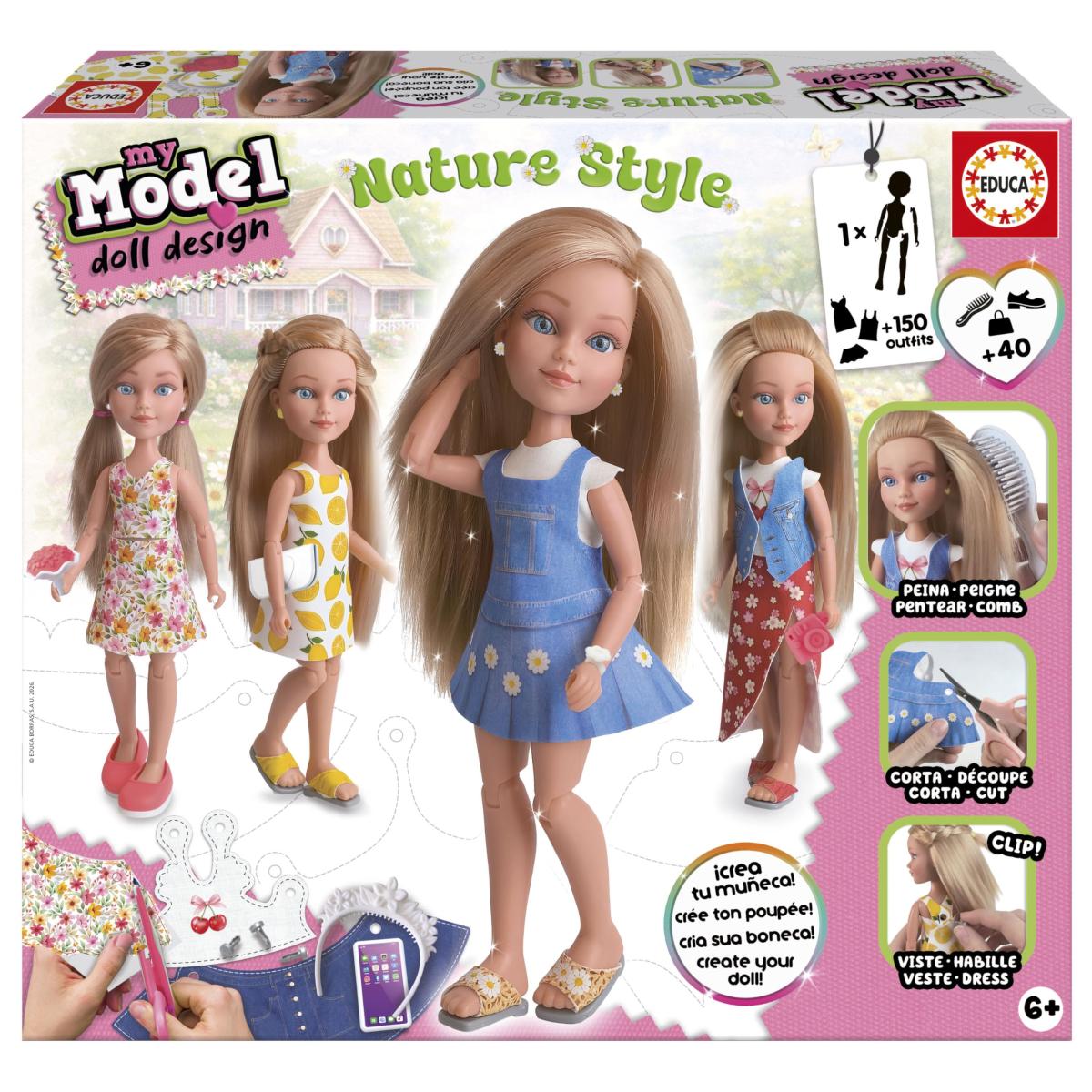My Model : Style Nature  Kit de creation de Mode avec poupees