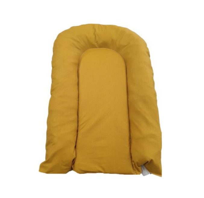 Matelas à langer coton a enduction - Moutarde
