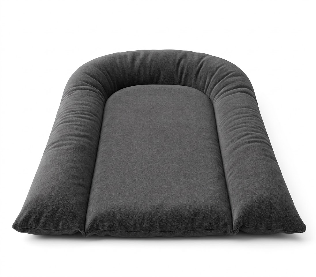 Matelas à langer coton a enduction - Gris