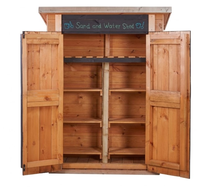 Cabanon en bois rangement pour enfant