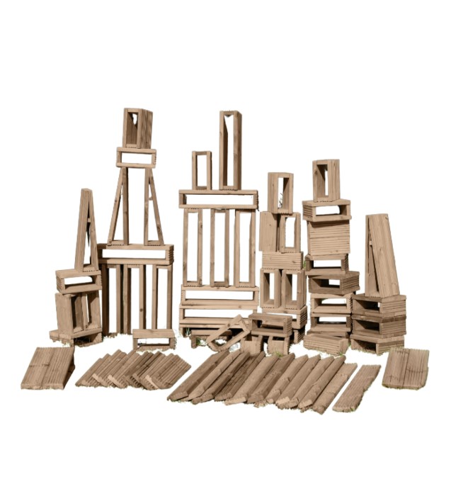 Blocs de construction en bois