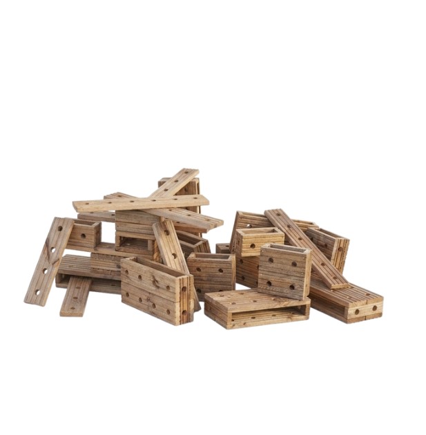Blocs construction à encoches