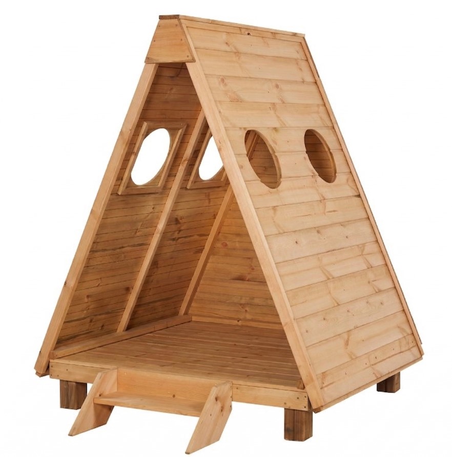 Tipis en bois - jeu exterieur enfant