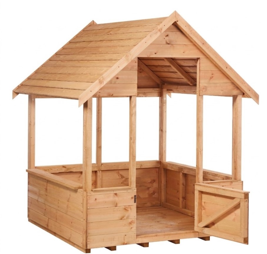 Maison ouverte en bois pour enfant