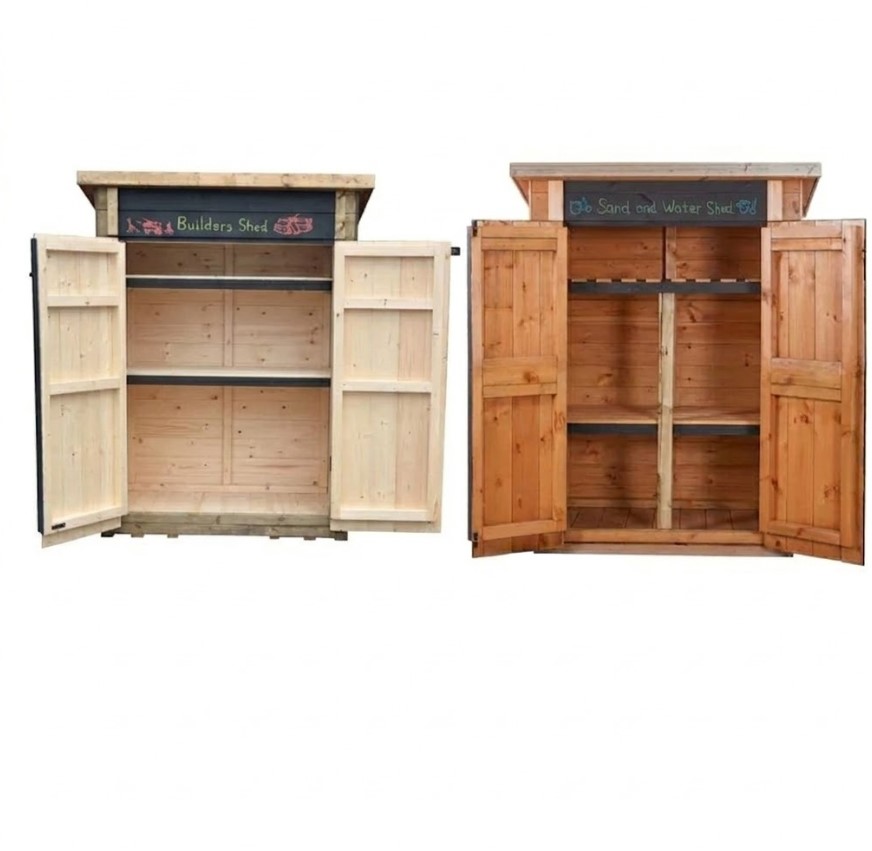 Cabanon de construction en bois enfant