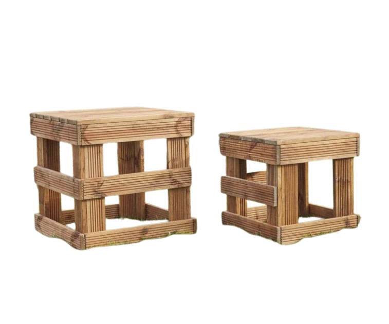 Cubes escalade en bois enfant