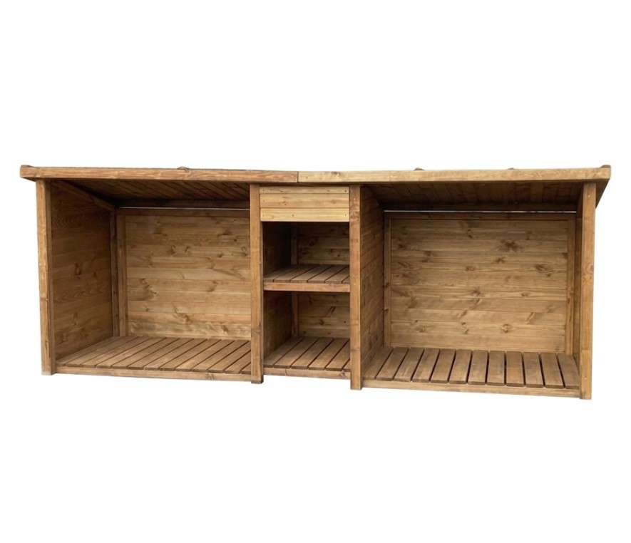 Abris pour vélos enfant en bois