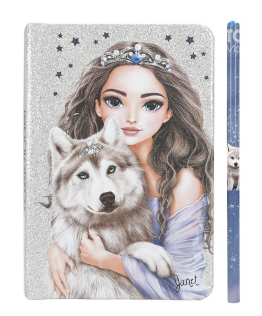 TOPModel bloc-notes et crayon WOLF