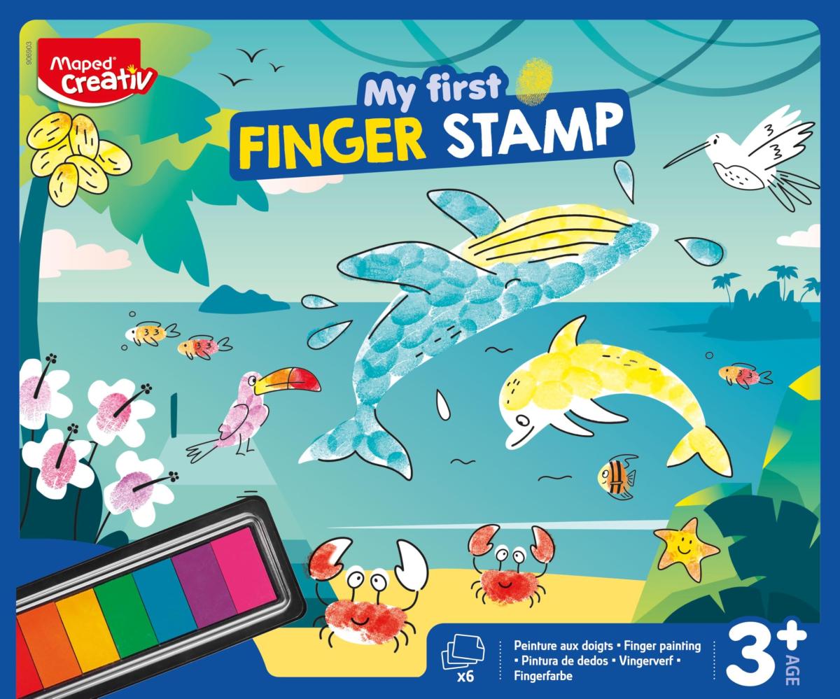 Mes premiers tampons a doigt des 3ans