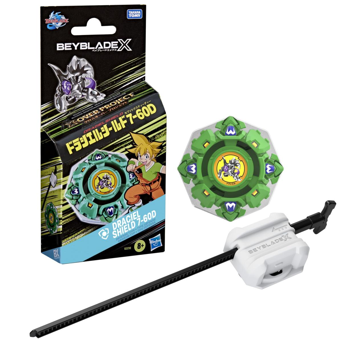 Beyblade X Pack X-Over Project Draciel Shield 7-60D