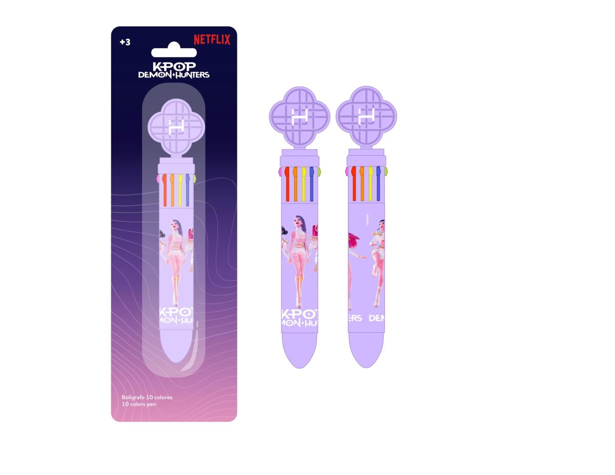 1 Stylo 10 couleurs Kpop Demon Hunter