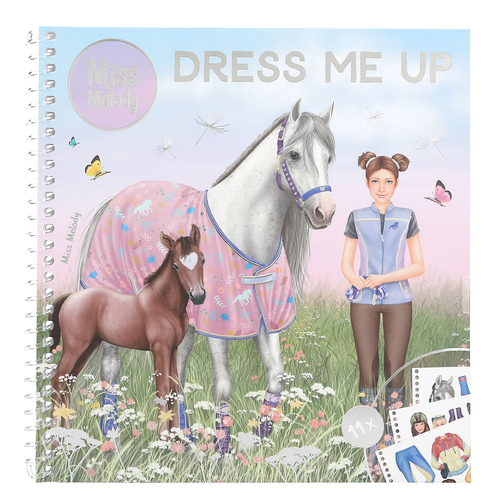 Miss Melody - Livre d'autocollants Dress Me Up