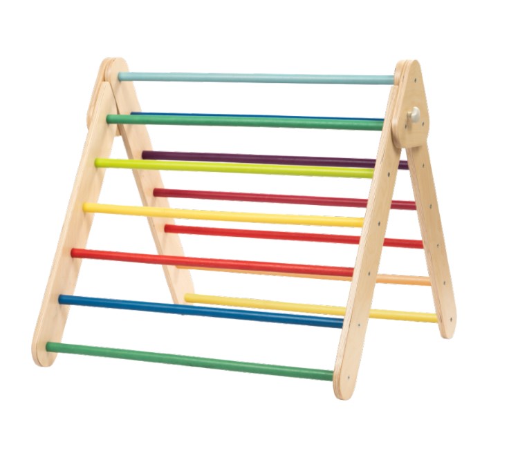 Triangle Pikler arc-en-ciel