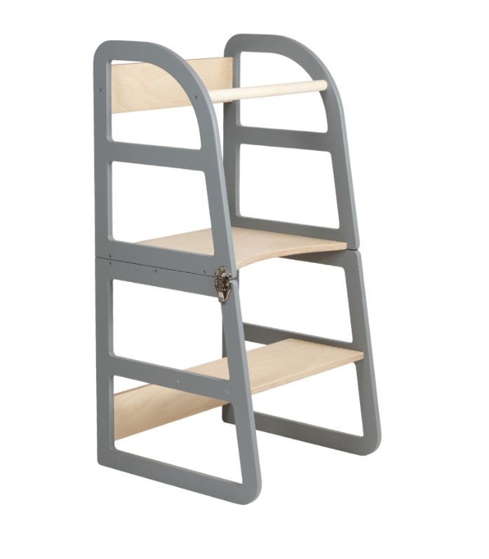 Tour d'apprentissage transformable Sleekstep grise