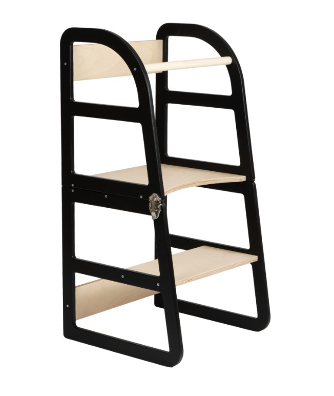 Tour d'apprentissage transformable Sleekstep noire