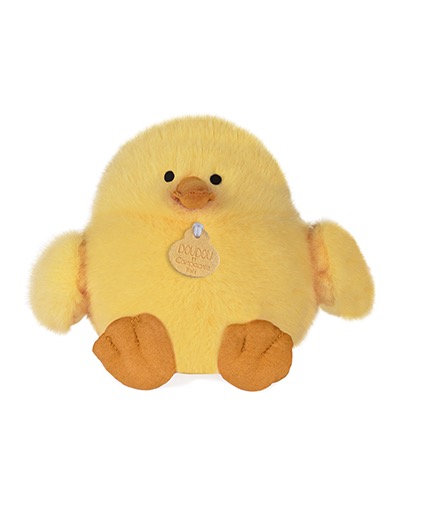 Peluche Piou Poussin Jaune 15cm