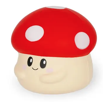 Jouet anti-stress - Senteur fraise - Champignon