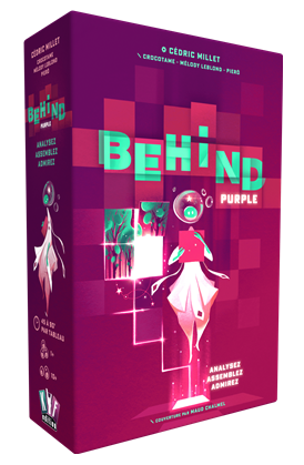 Asmodee Behind : Purple Casse tete cooperatif