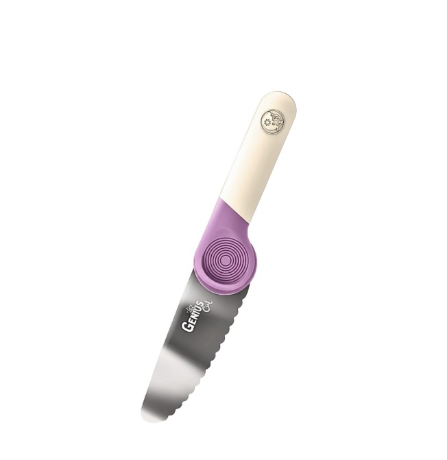 Le couteau educatif Genius Cut couleur Creme Myrtille