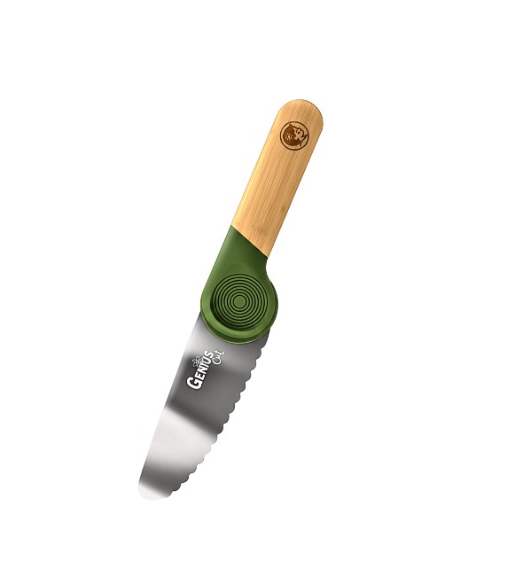 Le couteau educatif Genius Cut couleur Olive Provence