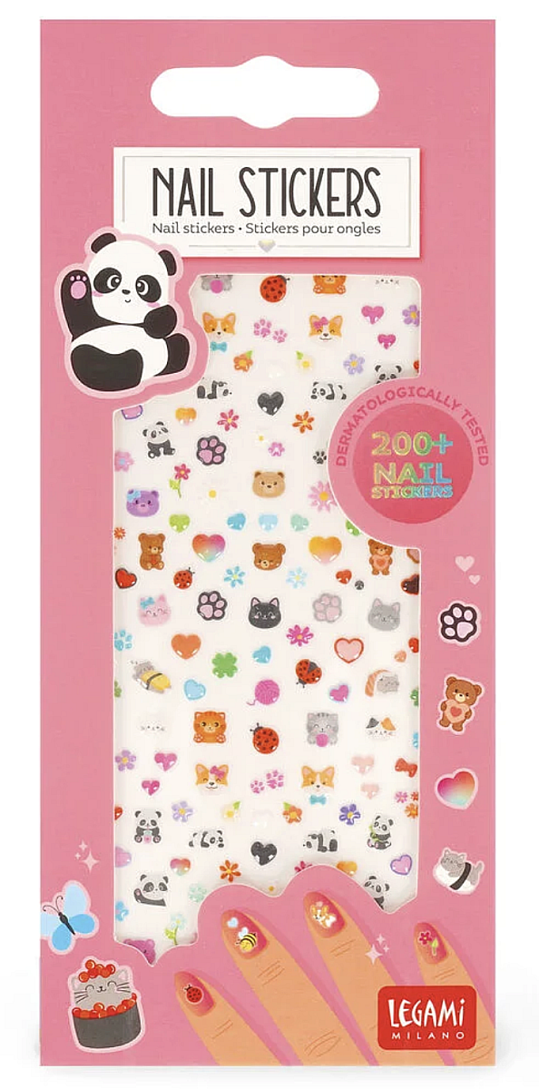 Nail stickers - cute animals