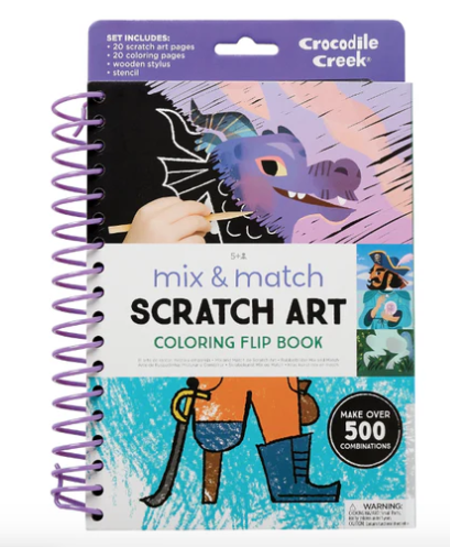 Livre scratch Art - Mix and match - Fairy tales