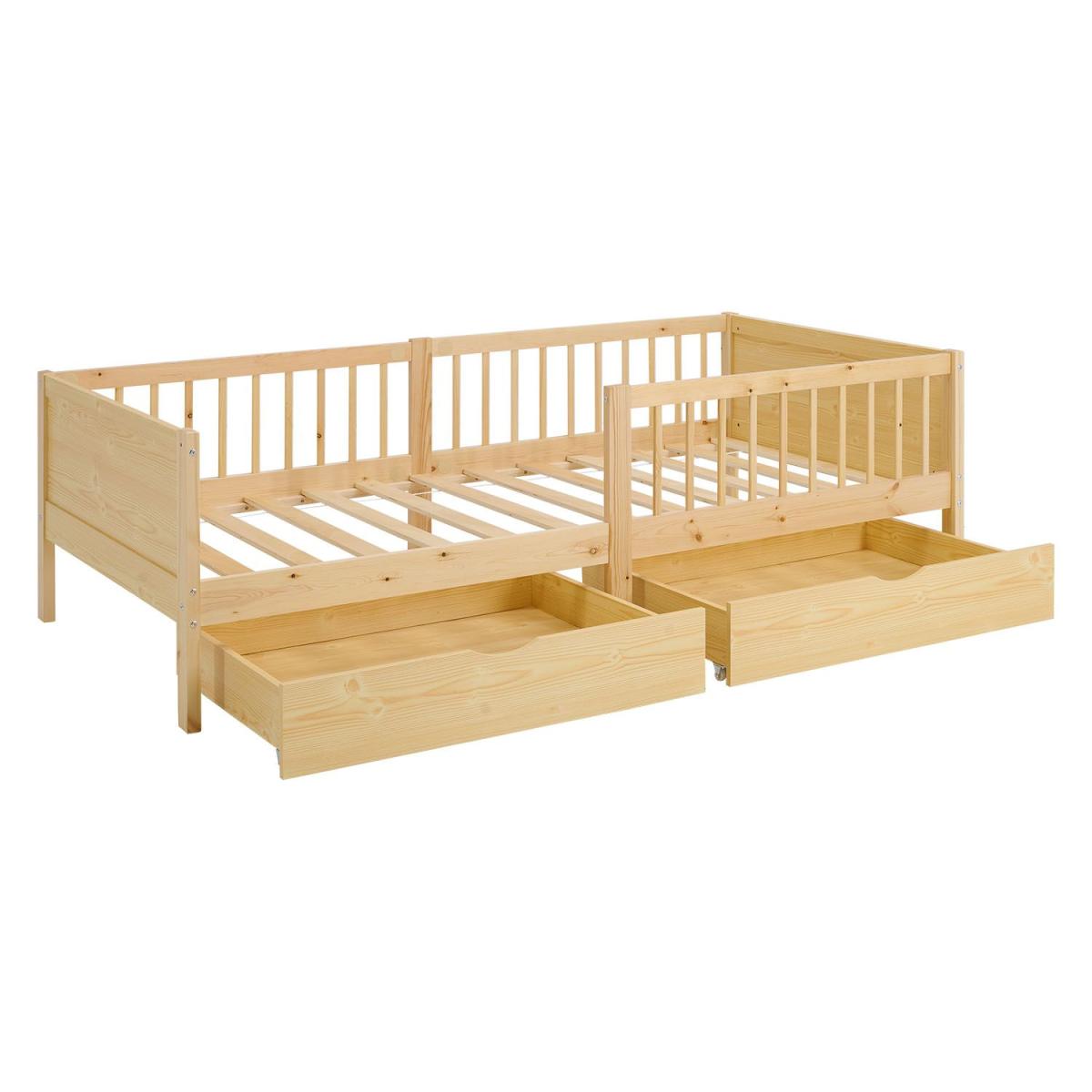 Lit Enfant 90x200 cm Naturel