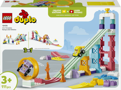 10478 Rampes créatives 3-en-1 avec véhicules LEGO® DUPLO® Ma ville