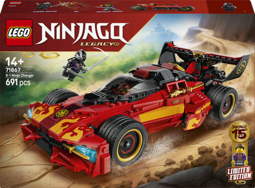 71867 Le chargeur Ninja X-1 : 15e anniversaire LEGO® NINJAGO®