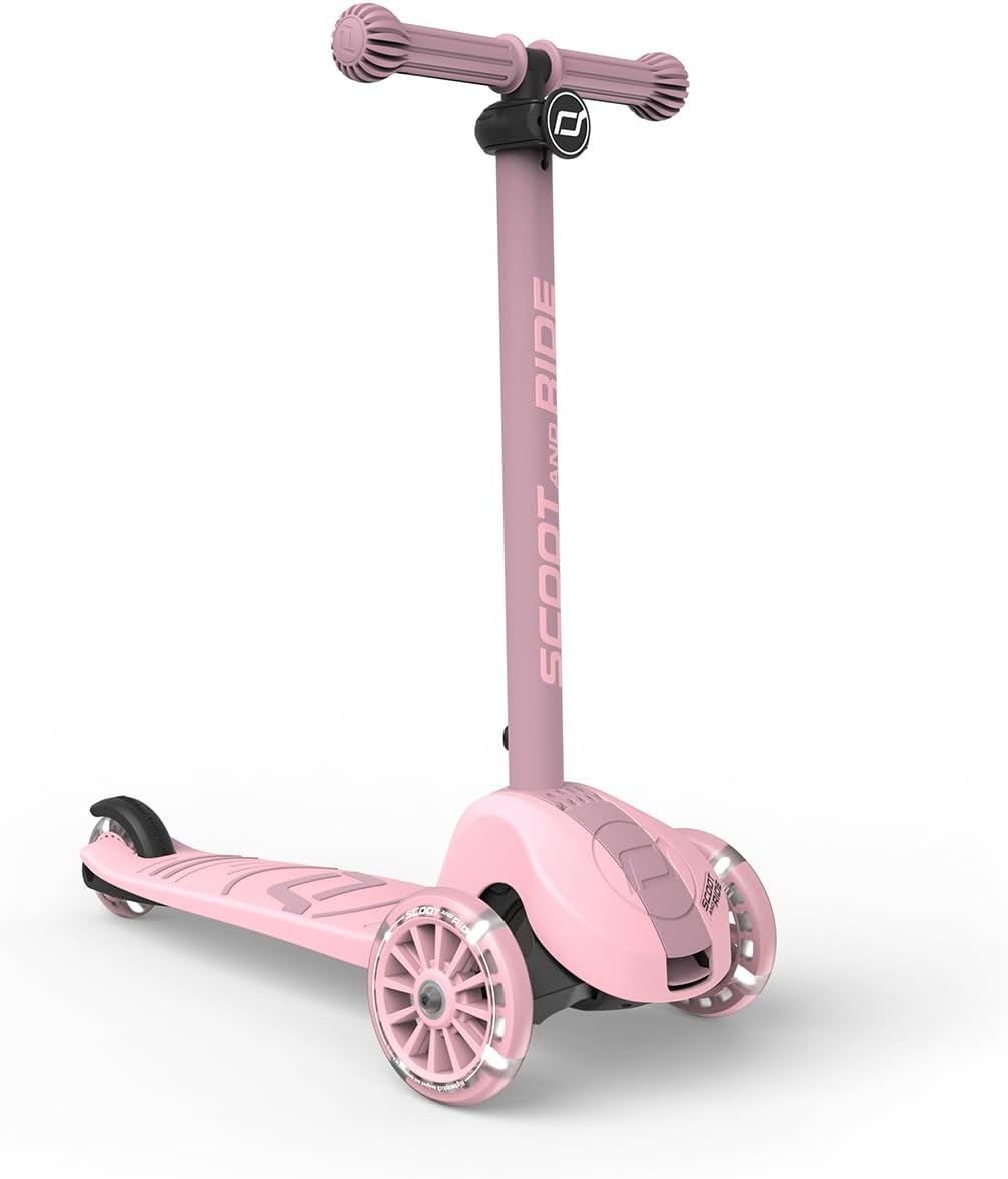 Trottinette highwaykick 3 s led rose Scoot and ride