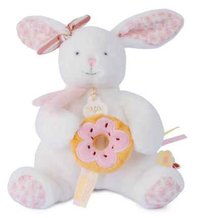 Lapin vanille fraise - pantin avec donut