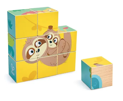 Puzzle cubes animaux sauvages