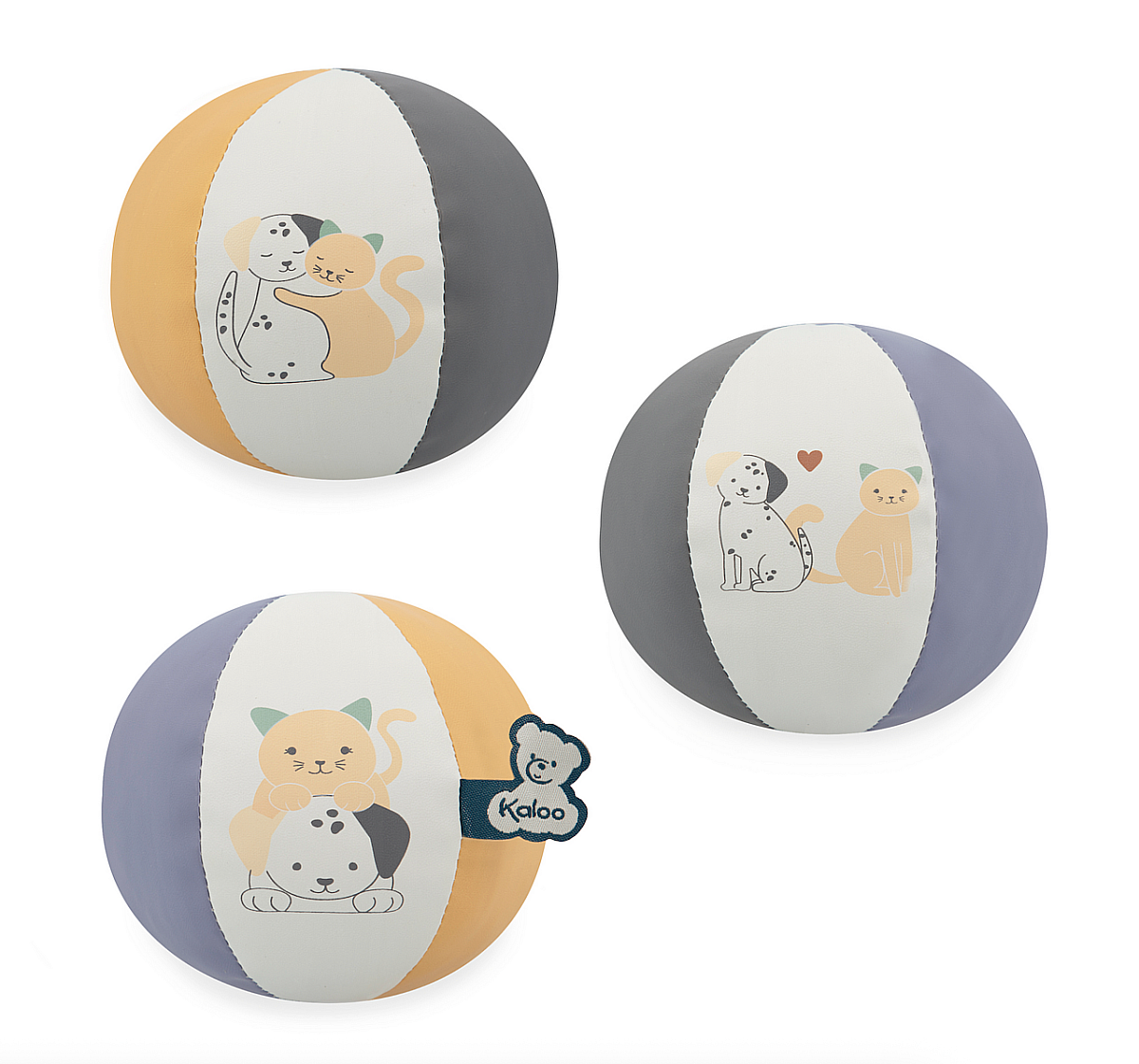 Mon Ballon Chaton et Chiot Multicolore