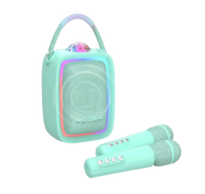 Enceinte et Karaoke Lumineuse - SINGY PARTY BLEU