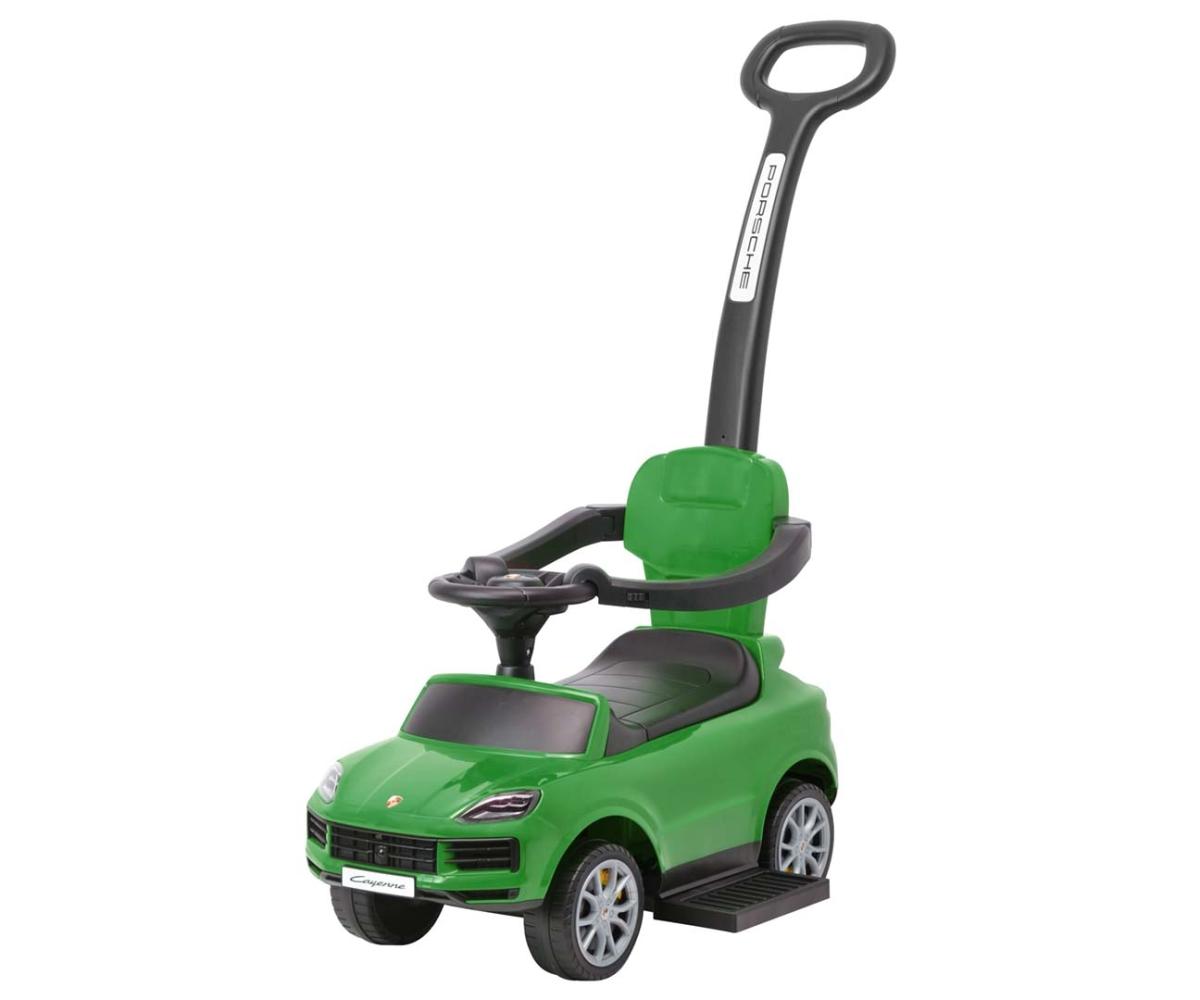 Porteur avec canne Porsche Cayenne Vert