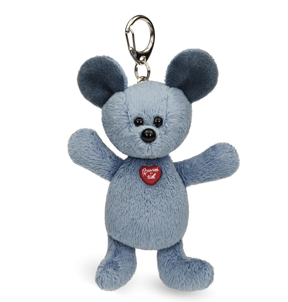 porte cles Souris bleu 15cm