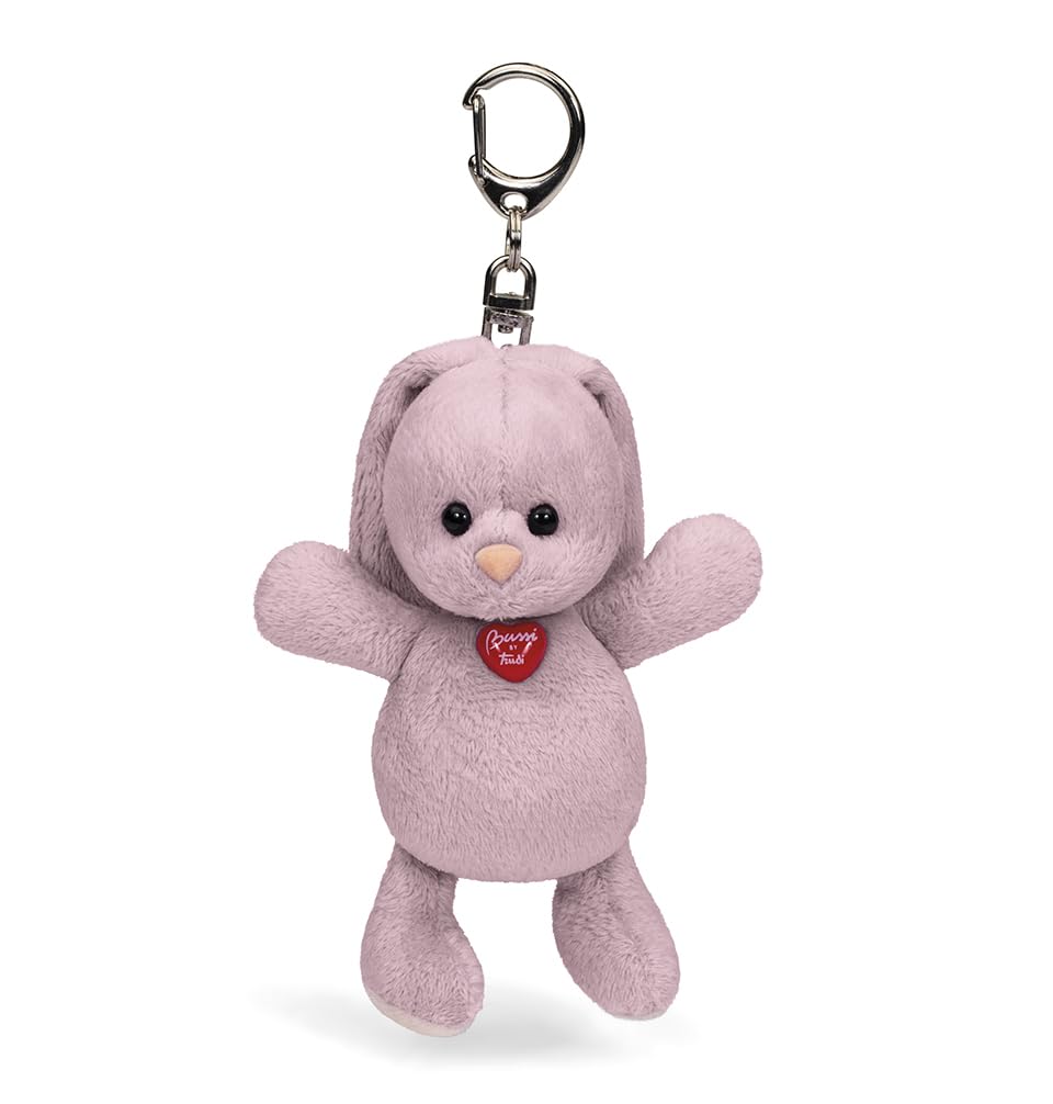 porte cles lapin rose 15cm