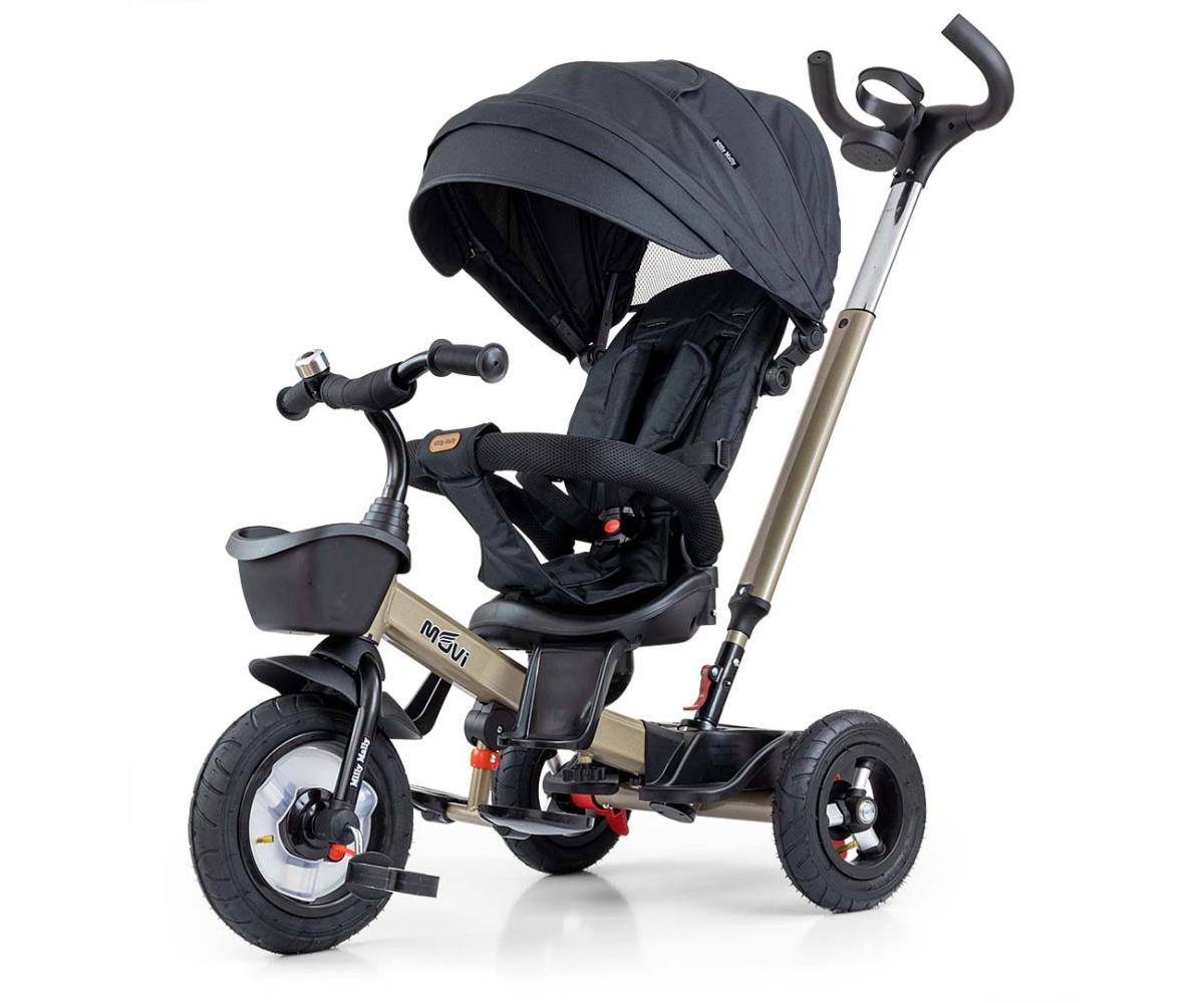 Tricycle enfant Movi noir Or