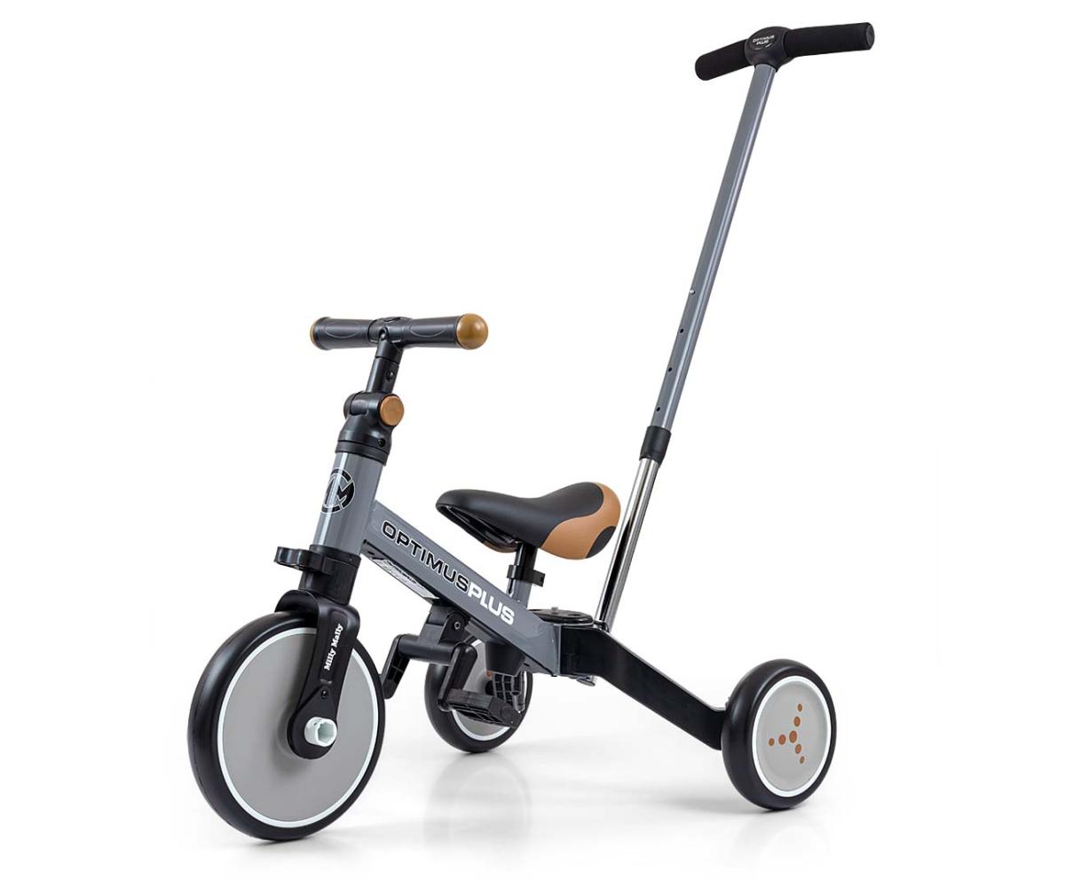 Vélo 4-en-1 Optimus Plus Gris