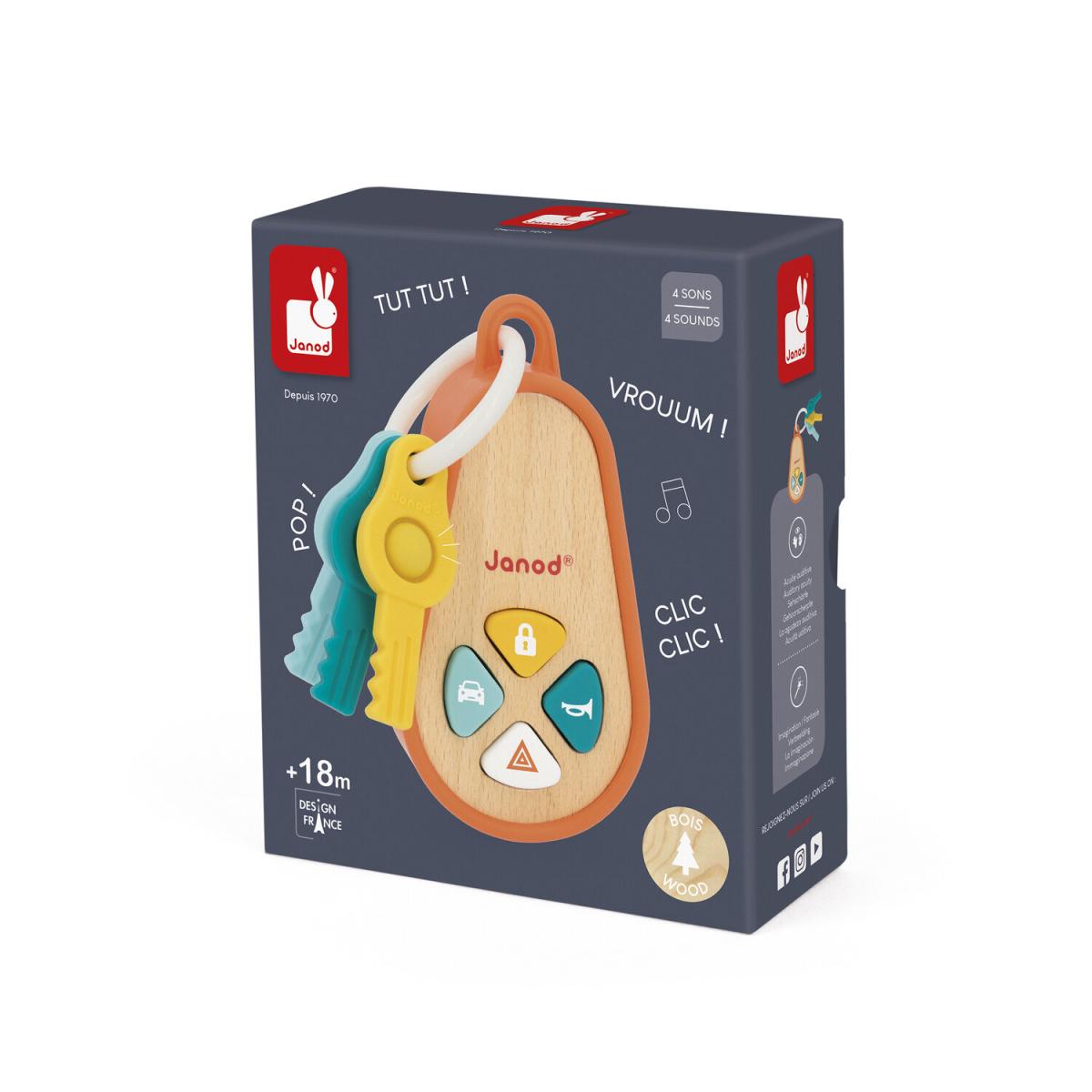Porte cles sonore sensoriel
