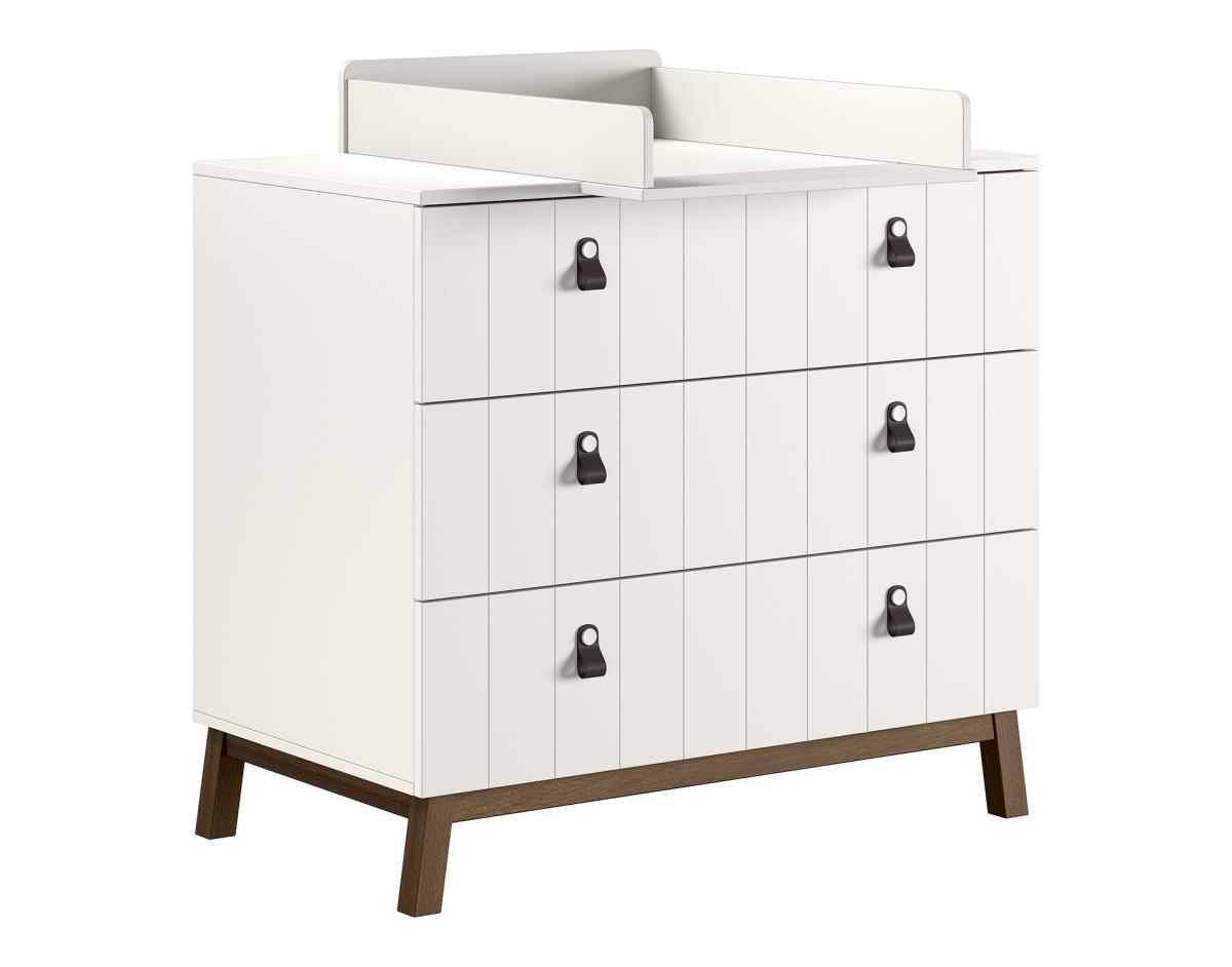 Ensemble Chambre sezane commode + plan à langer clay