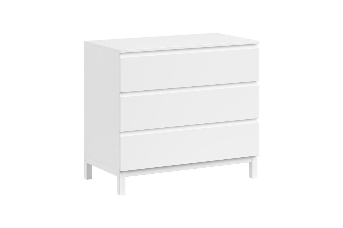 Commode eva 3 tiroirs blanc