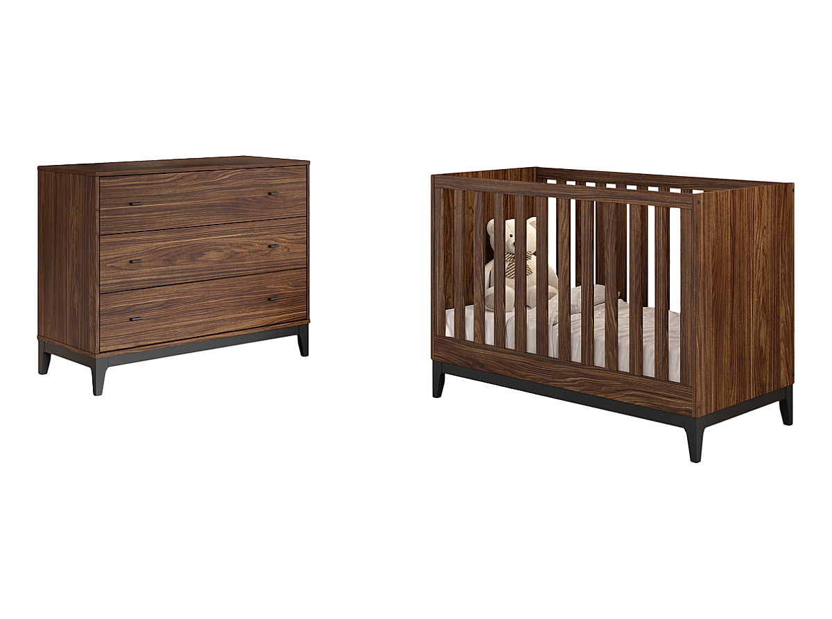 Ensemble Chambre ilyas lit bébé 60x120 + commode
