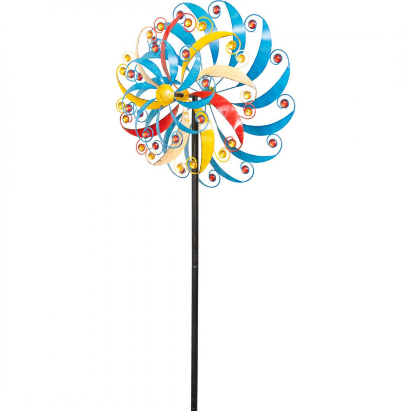 Girouette en métal Aerospin Triple pour jardin
