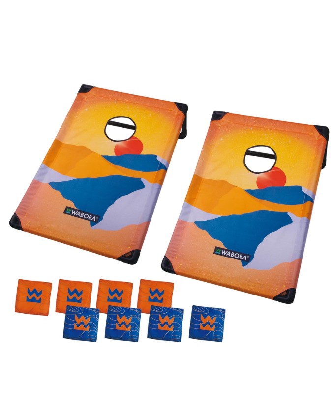 Jeu de Cornhole de voyage Waboba - Kit complet